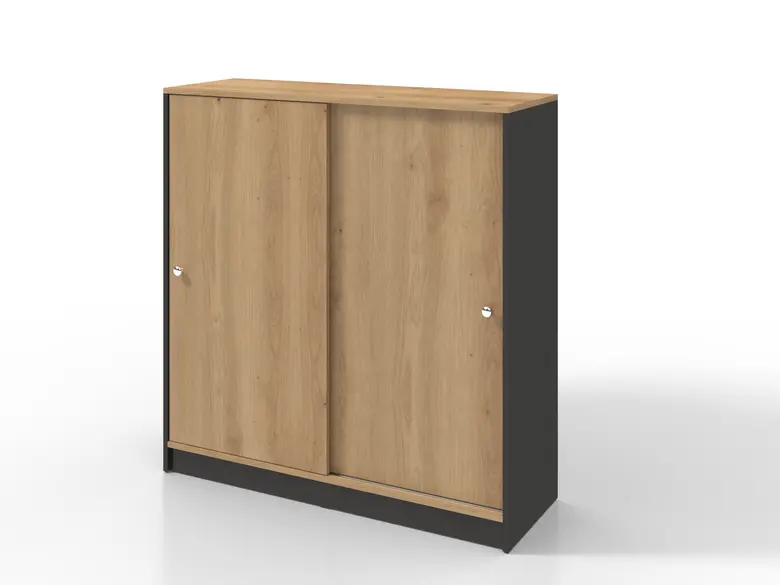 Офис Библиотека – 2 врати плъзг. – 120 x 40 х 124 см