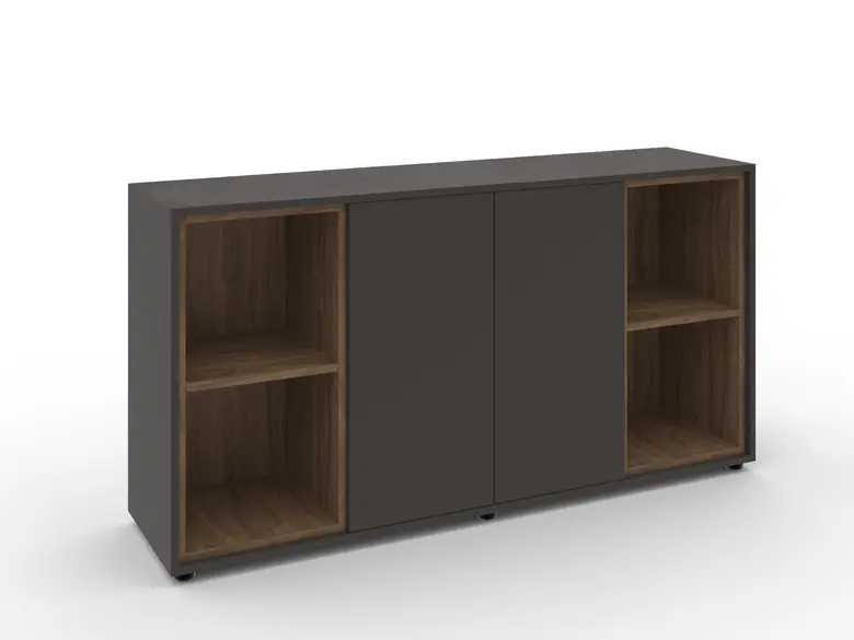Офис Библиотека Класик – 4 рафта, 2 врати – 160 х 40 х 80 см