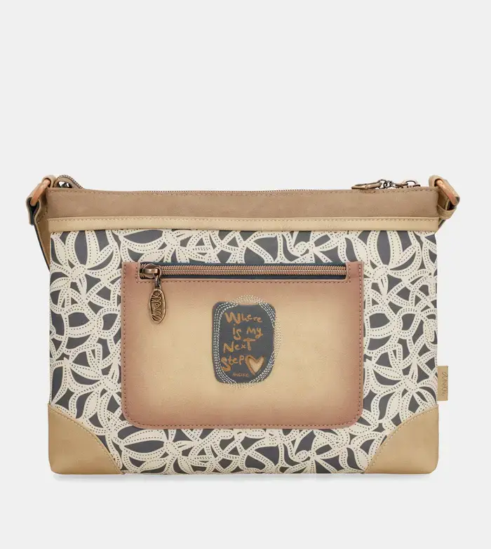 Дамска чанта Large printed crossbody bag Memories, 40803-701, 30/22/5 cm