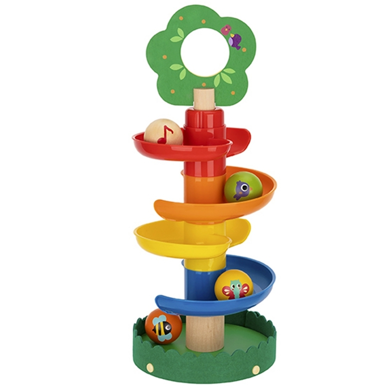 Tooky toy Спираловидна писта с 4 топки