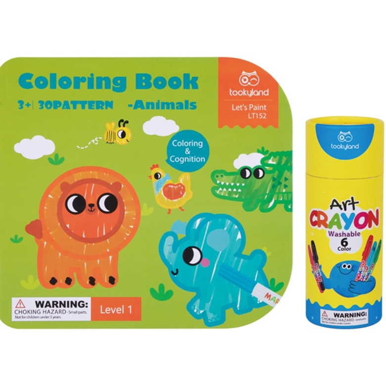Tooky toy Монтесори образователен комплект с 6 игри