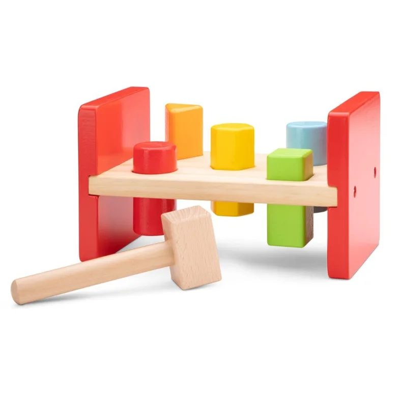 Дървена играчка с чукче - New classic toys