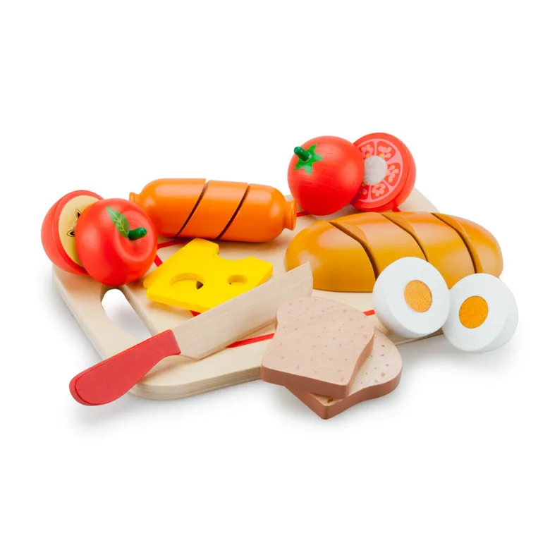 Дъска с продукти за рязане Закуска от New classic toys