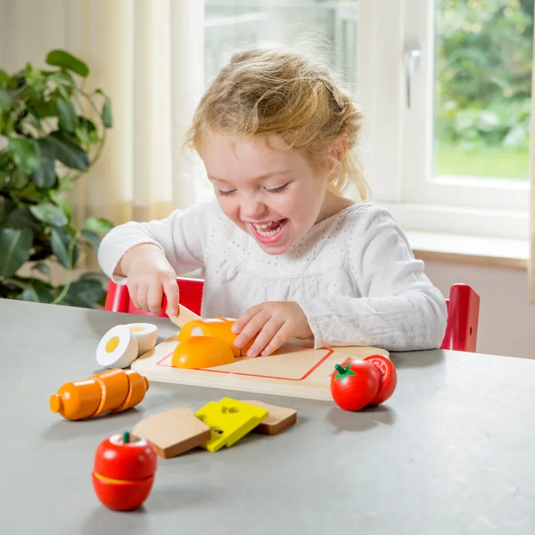 Дъска с продукти за рязане Закуска от New classic toys