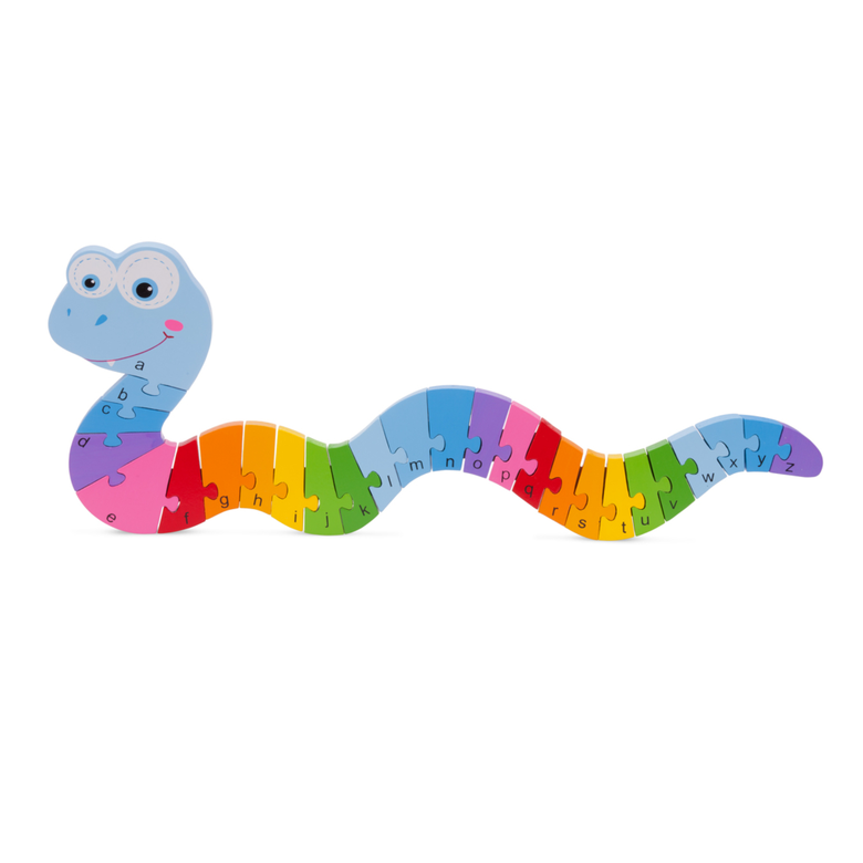 Детски пъзел змия ABC от New classic toys