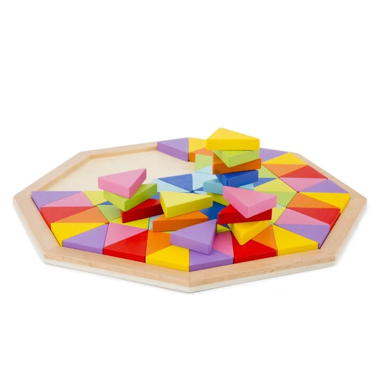 Детски пъзел - Осмоъгълник от дърво New classic toys