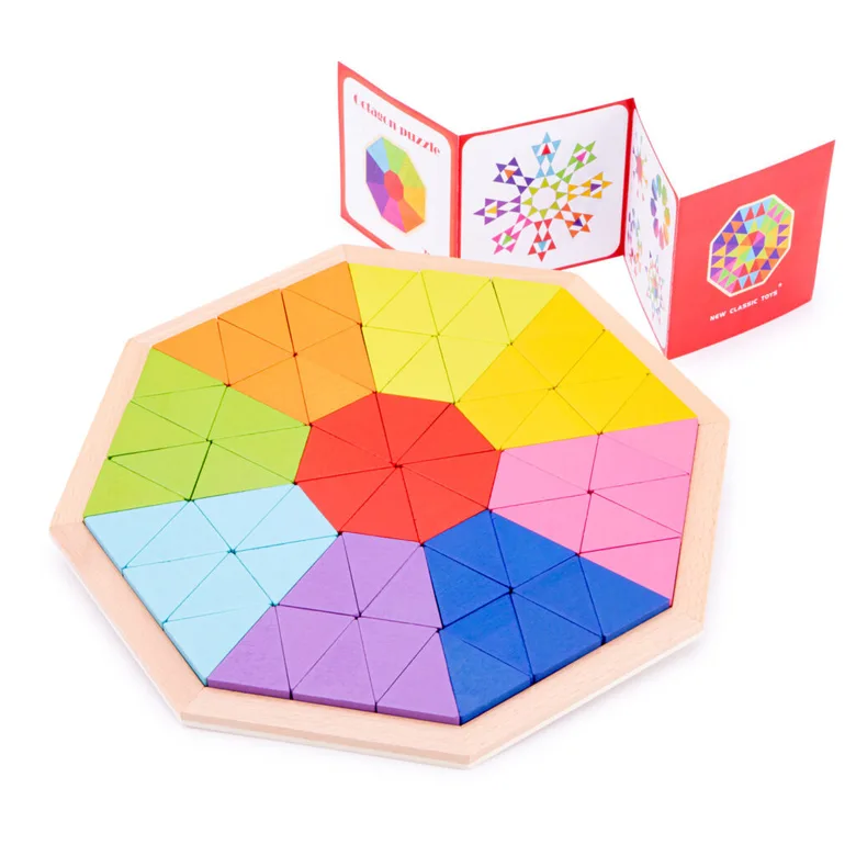 Детски пъзел - Осмоъгълник от дърво New classic toys