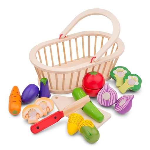 Кошница със зеленчуци за рязане от New classic toys