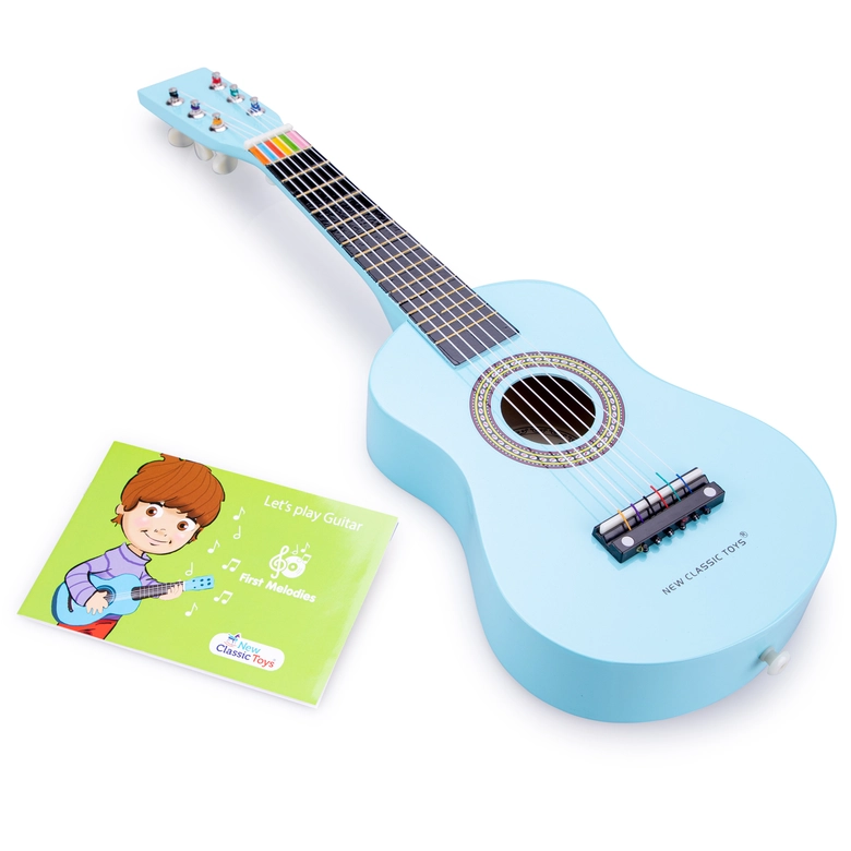 Синя детска китара от New classic toys