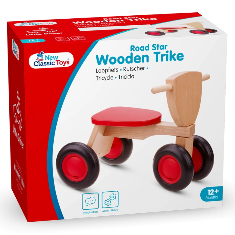 Детско колело за баланс от дърво - New classic toys