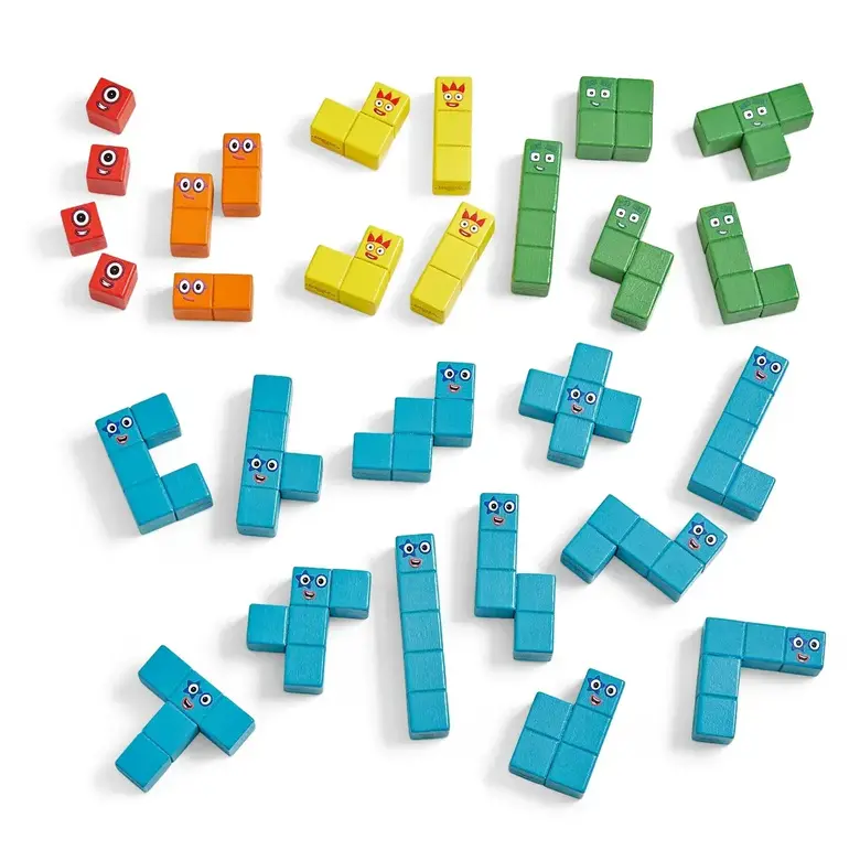 Комплект дървени строителни блокчета Numberblocks® HM96932UK