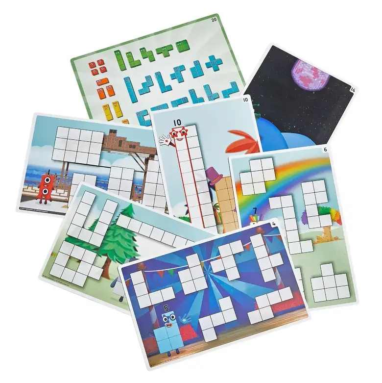 Комплект дървени строителни блокчета Numberblocks® HM96932UK