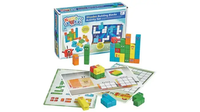 Комплект дървени строителни блокчета Numberblocks® HM96932UK