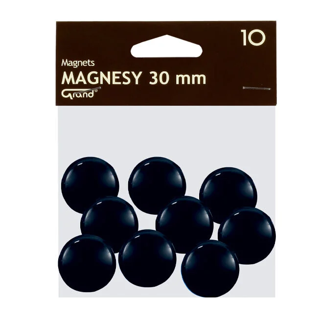 Магнити Grand Ф30 mm 10 бр. Черен