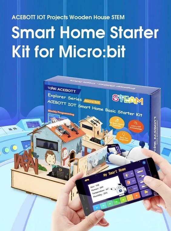 ACEBOTT Стартов комплект за умен дом с включен micro:bit