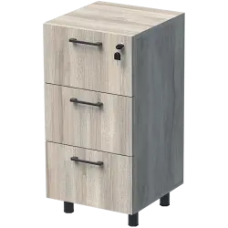 ШКАФ УНИ 40X42 Н=80СМ С 3 ЧЕКМЕДЖЕТА СЪС ЗАКЛЮЧВАНЕ С КРАКА