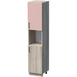 ШКАФ КУБА 40X42 Н=190СМ С 2 ВРАТИ И НИША