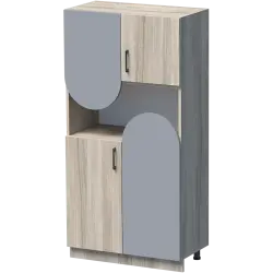 ШКАФ АРШ 80X42 Н=160СМ С 2 ВРАТИ И НИША, ДЕСЕН