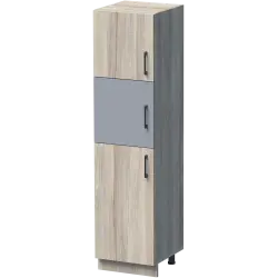 ШКАФ АРШ 40X42 Н=160СМ С 3 ВРАТИ, ДЕСЕН