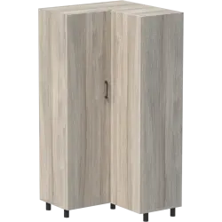ШКАФ ЪГЛОВ УНИ 80X80 Н=160СМ С ВРАТИ С КРАКА