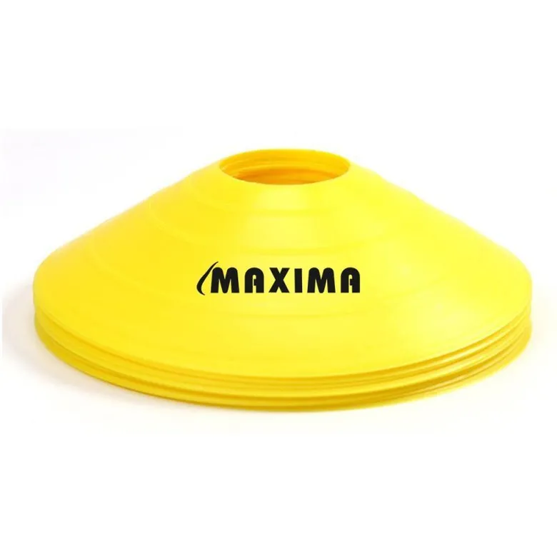 Конус за маркиране (шапка, паница) MAXIMA, Жълт