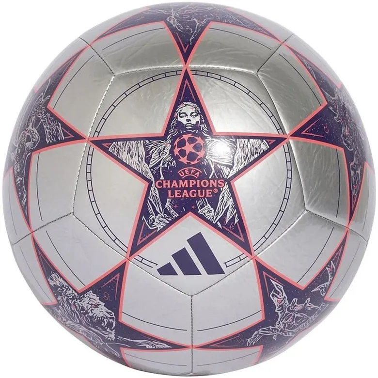 Футболна топка ADIDAS UCL Club 2025/2026 League Stage, Размер 5, Син със златист