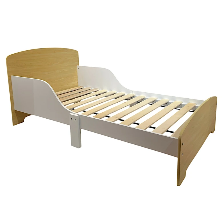 Детско Дървено Легло със Защита и Подматрачна Рамка 140/70 см – GINGER HOME