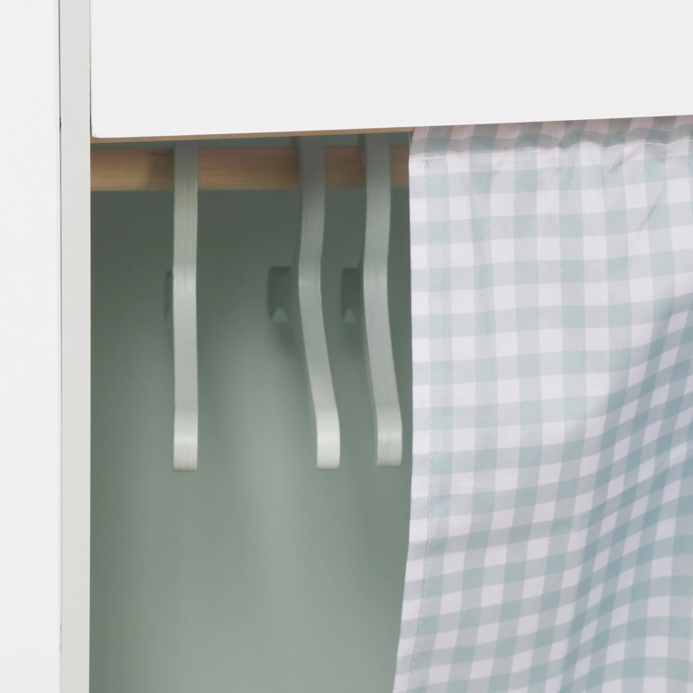 Детска Дървена Пералня 3 в 1 с Мивка с Течаща Вода и Сушилня GINGER HOME, 86×32×90 см