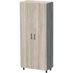 ШКАФ УНИ 80X42 Н=190СМ С ВРАТИ С КРАКА 