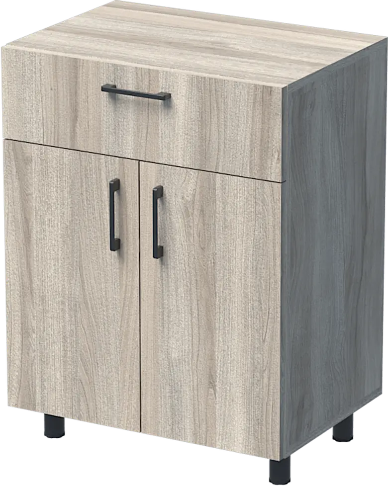 ШКАФ УНИ 60X52 Н=80СМ С 2 ВРАТИ И ЧЕКМЕДЖЕ