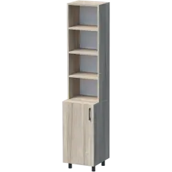 ШКАФ УНИ 40X42 Н=190СМ С ВРАТА И ПЛИТКИ РАФТОВЕ С КРАКА 
