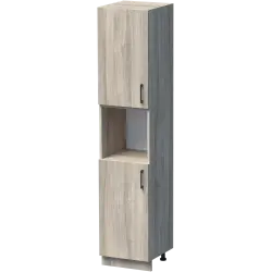 ШКАФ УНИ 40X42 Н=190СМ С ВРАТИ И НИША НА ЦОКЪЛ
