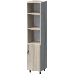 ШКАФ УНИ 40X52 Н=190СМ С ВРАТА И РАФТОВЕ СЪС ЗАКЛЮЧВАНЕ С КРАКА