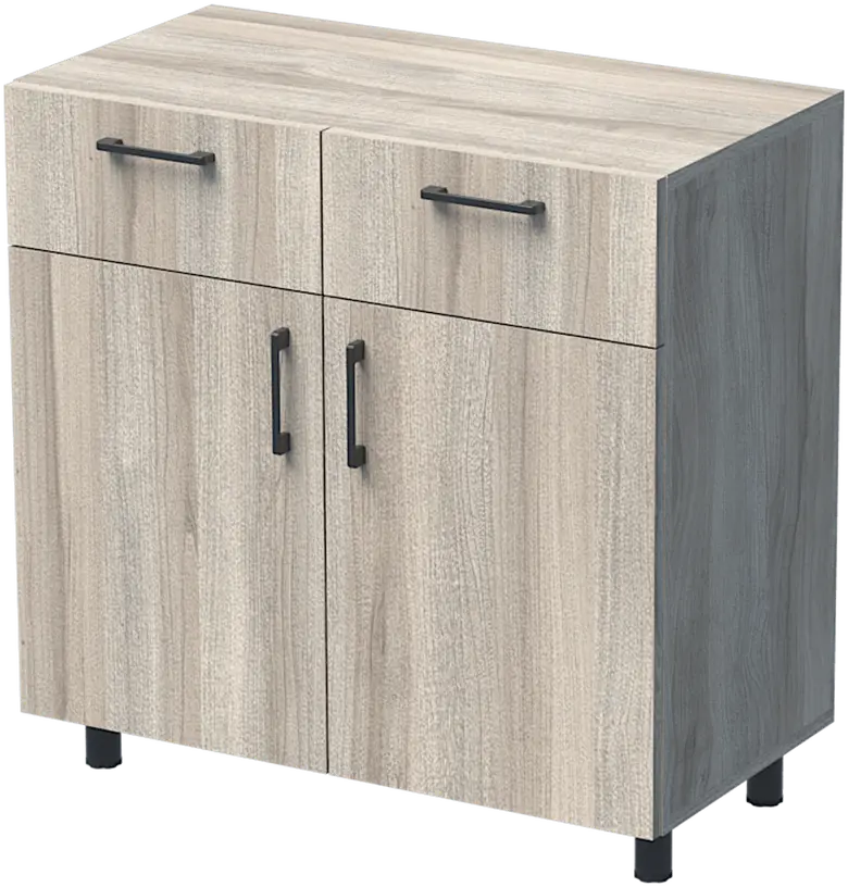 ШКАФ УНИ 80X42 Н=80СМ С 2 ВРАТИ И 2 ЧЕКМЕДЖЕTA 