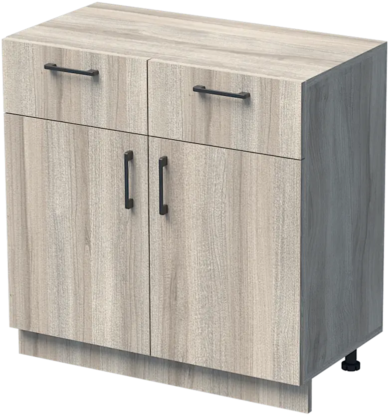 ШКАФ УНИ 80X42 Н=80СМ С 2 ВРАТИ И 2 ЧЕКМЕДЖЕTA 