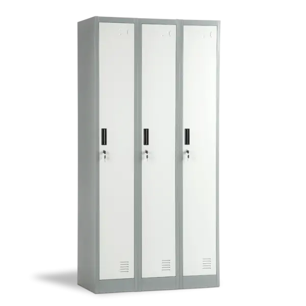 МЕТАЛЕН ШКАФ CR-1242 J LUX СИВ/Т.СИВ