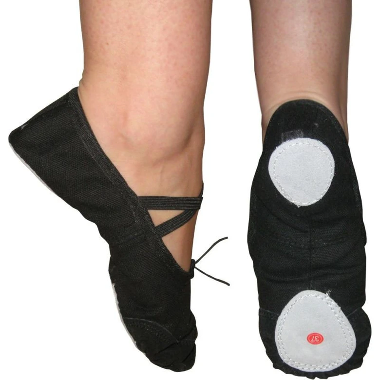 Танцови обувки (меки туфли) MAXIMA, Черни, Размер 24