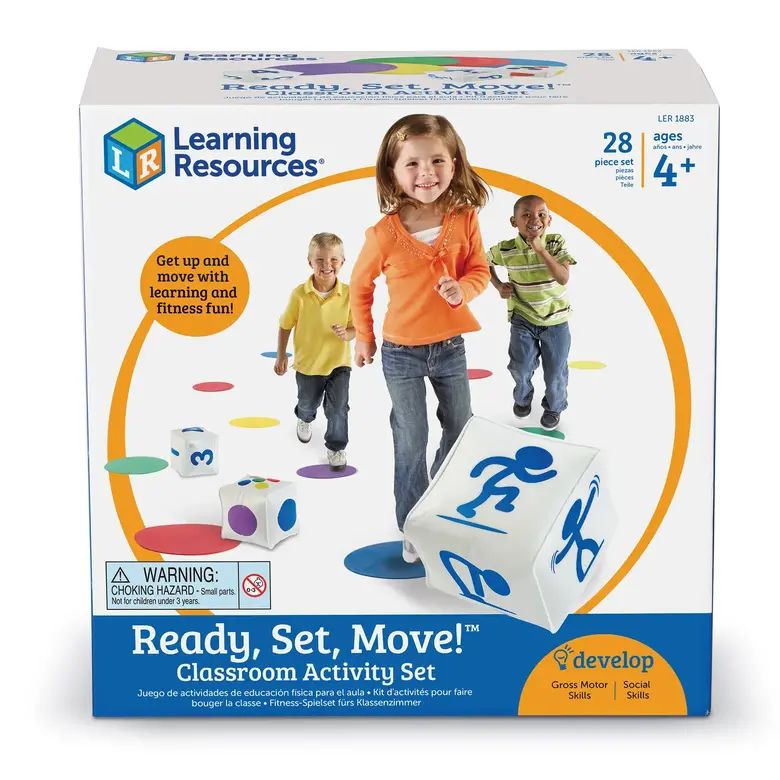 Детска двигателна игра Ready, Set, Move™, Learning Resources,LER 1883