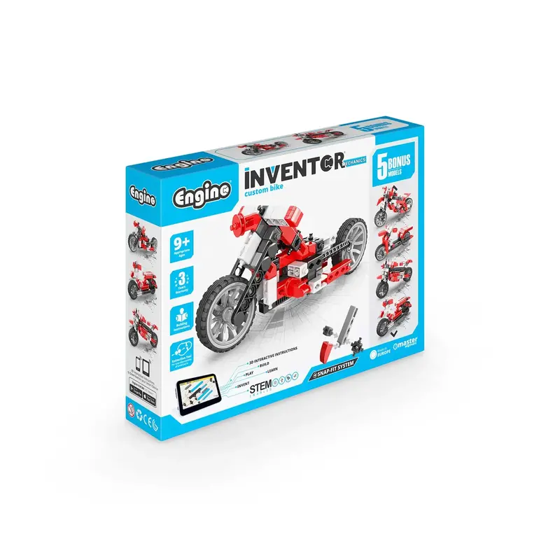 Engino Конструктор Inventor Mechanics - Велосипед, 5 в 1