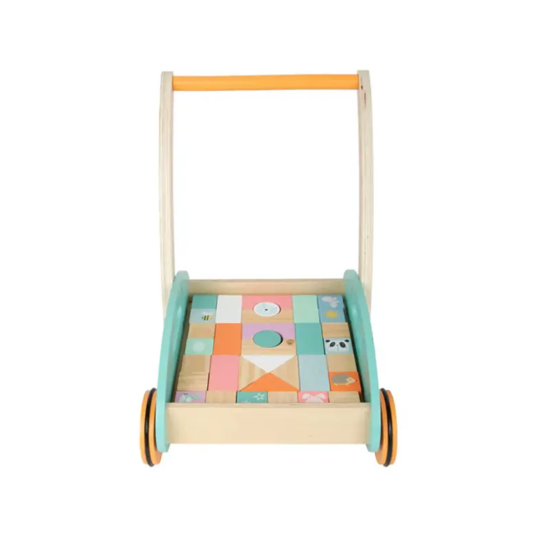 Small Foot Конструктор с количка, дървен, 34 х 27 х 36 cm, 35 части