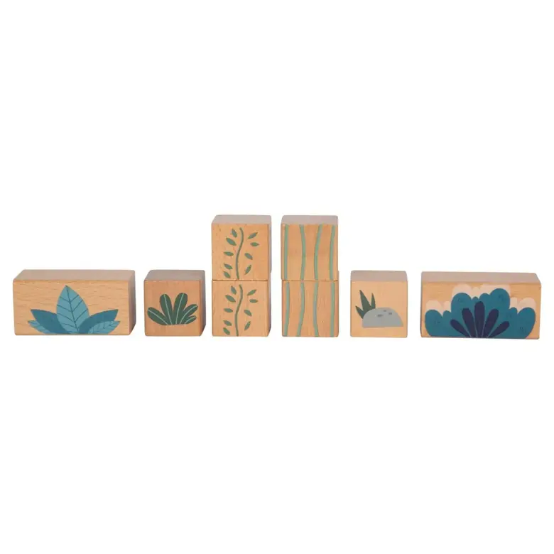 Small Foot Конструктор Динозавър, дървен, 50 части