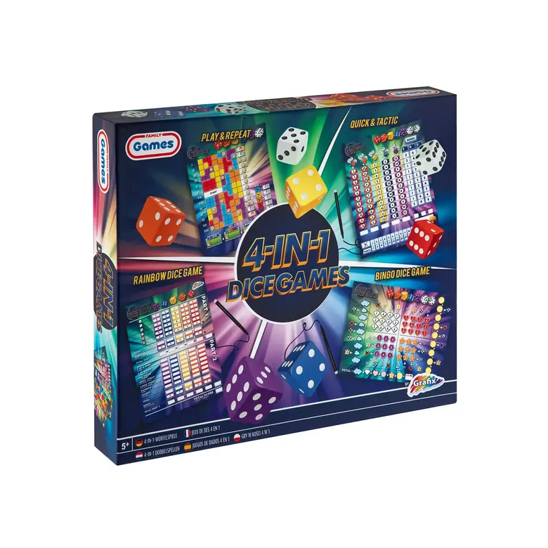 Moxy Игри със зарове, 4 в 1