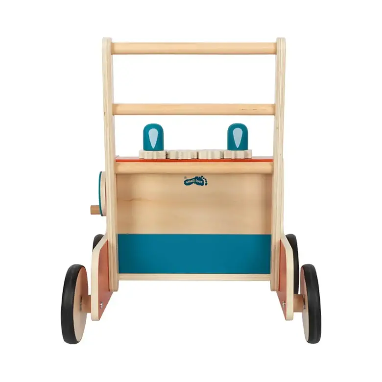 Small Foot Проходилка Пожарна, детска, дървена, 48 х 40 х 49.5 cm
