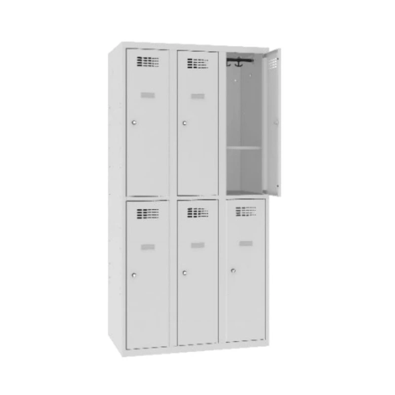 Метален училищен гардероб с рафт SUS 332 W