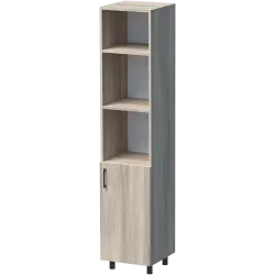 ШКАФ УНИ 40X52 Н=190СМ С ВРАТА И РАФТОВЕ С КРАКА