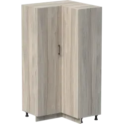 ШКАФ ЪГЛОВ УНИ 80X80 Н=160СМ С ВРАТИ С КРАКА
