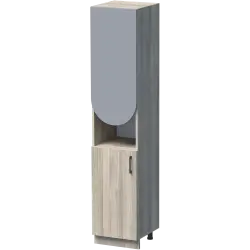 ШКАФ АРШ 40X42 Н=190СМ С 2 ВРАТИ И НИШАГОРЕН, ДЕСЕН