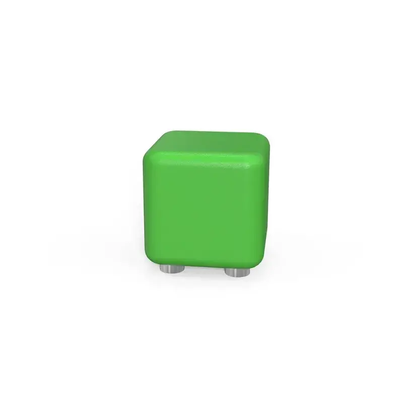 Табуретка RFG Cube, квадратна, екокожа, 60 х 60 х 43 cm