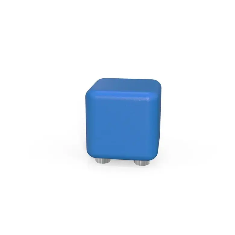 Табуретка RFG Cube, квадратна, екокожа, 60 х 60 х 43 cm