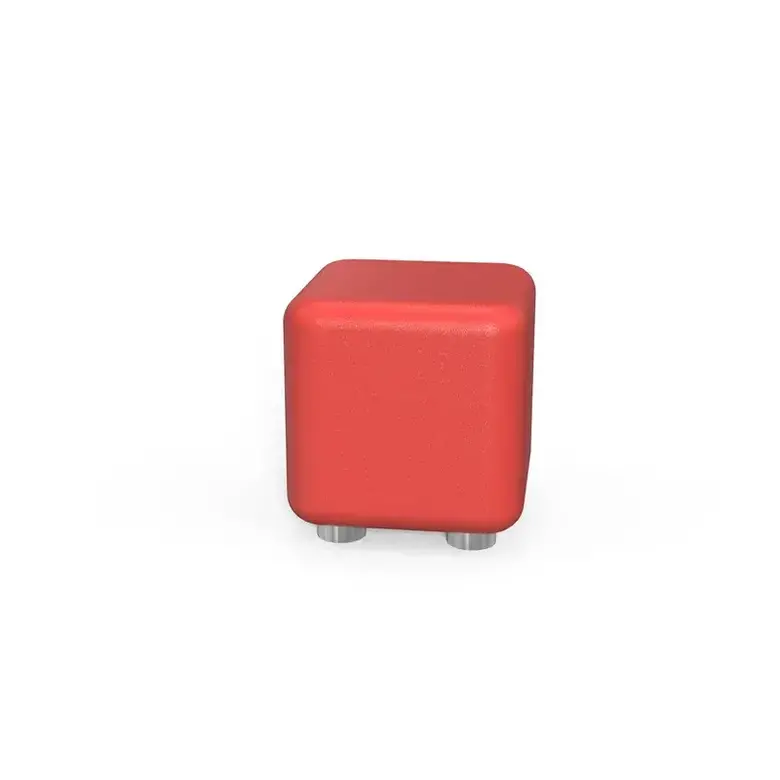 Табуретка RFG Cube, квадратна, екокожа, 60 х 60 х 43 cm